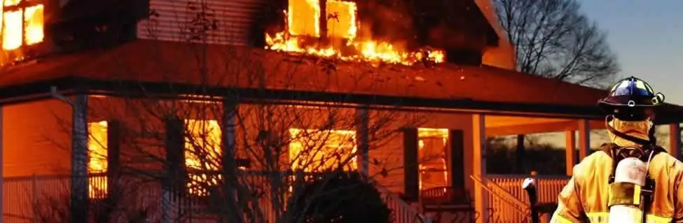 fire damage repair emergency response at a residential property affected by an active house fire in Richmond, VA